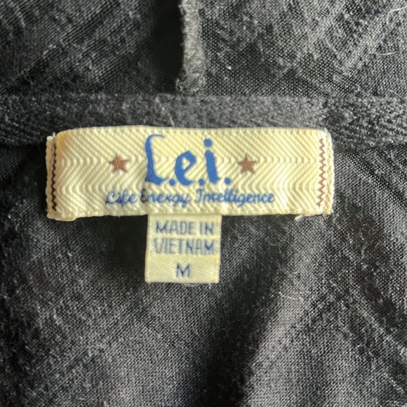 3 sheer tops, white, blue, and black - Picture 9 of 9